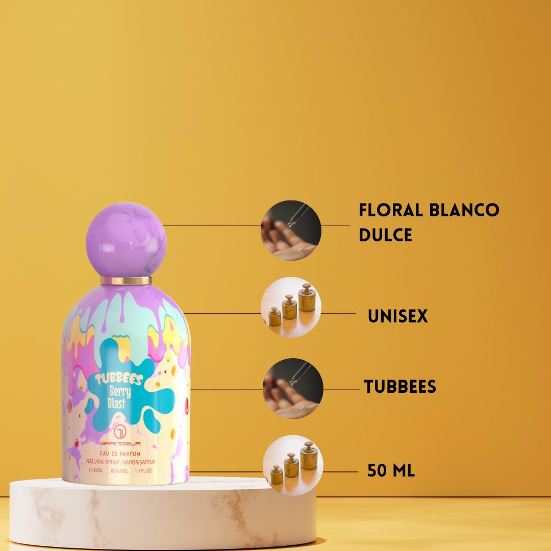 Tubbees Berry Blast – Eau de Parfum Unisex - Floral & Afrutado