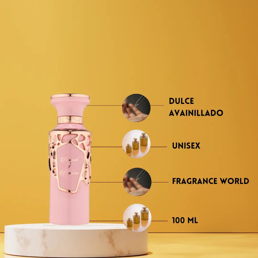 Bouquet of Euphoria | Perfume Árabe Mujer | Floral, Gourmand y Almizclado – Eau de Parfum fragrance world