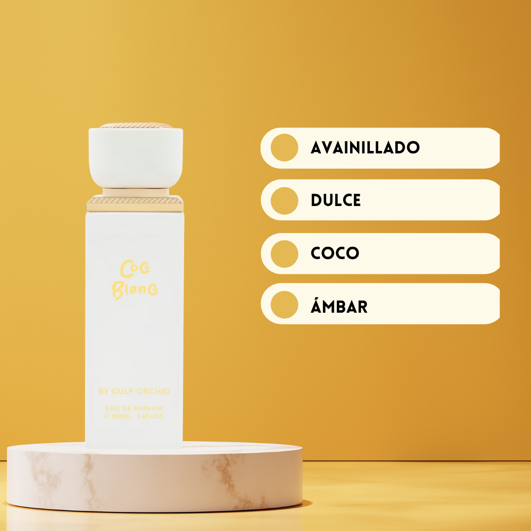Gulf Orchid Coco Blanco – Eau de Parfum Unisex - Oriental & Vainilla