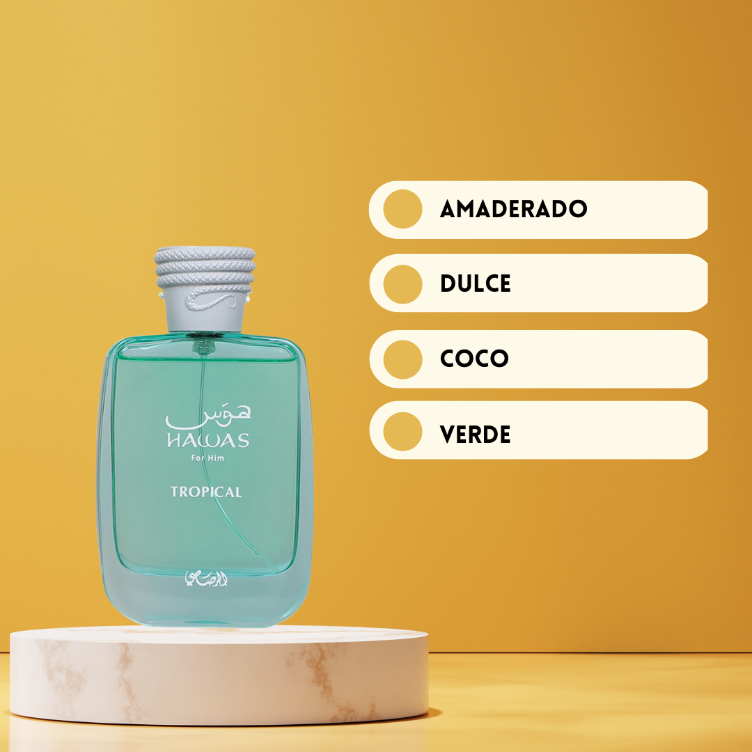 Rasasi Hawas for Him Tropical – Eau de Parfum - Masculino Fresco
