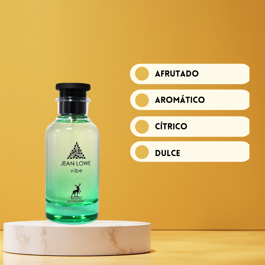 Maison Alhambra Jean Lowe Vibe – Eau de Parfum Unisex - Amaderado & Aromático