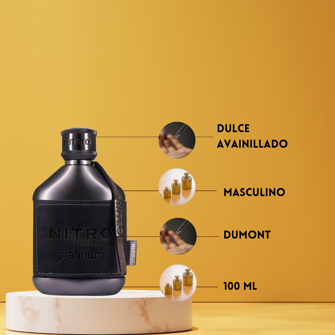 Dumont Nitro Platinum – Eau de Parfum Masculino Elegante & Poderoso