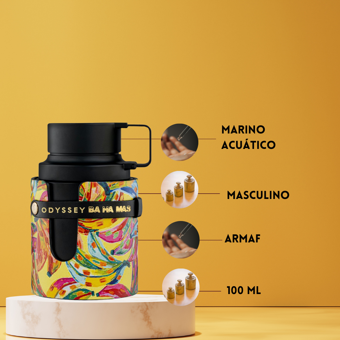 Armaf Odyssey BAHAMAS – Eau de Parfum Unisex - Acuático & Aromático