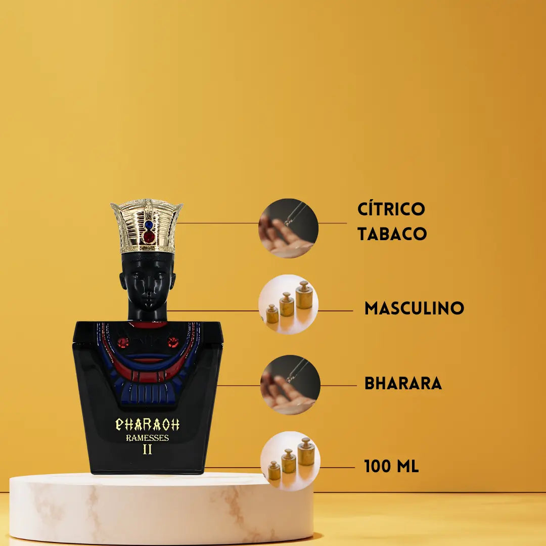 Bharara Pharaoh Ramesses II | Perfume Árabe Unisex | Eau de Parfum bharara