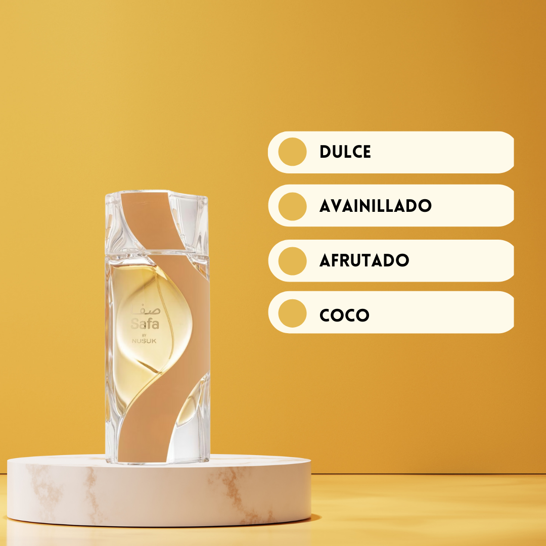 Nusuk Safa – Eau de Parfum Mujer - Floral, Afrutado & Gourmand