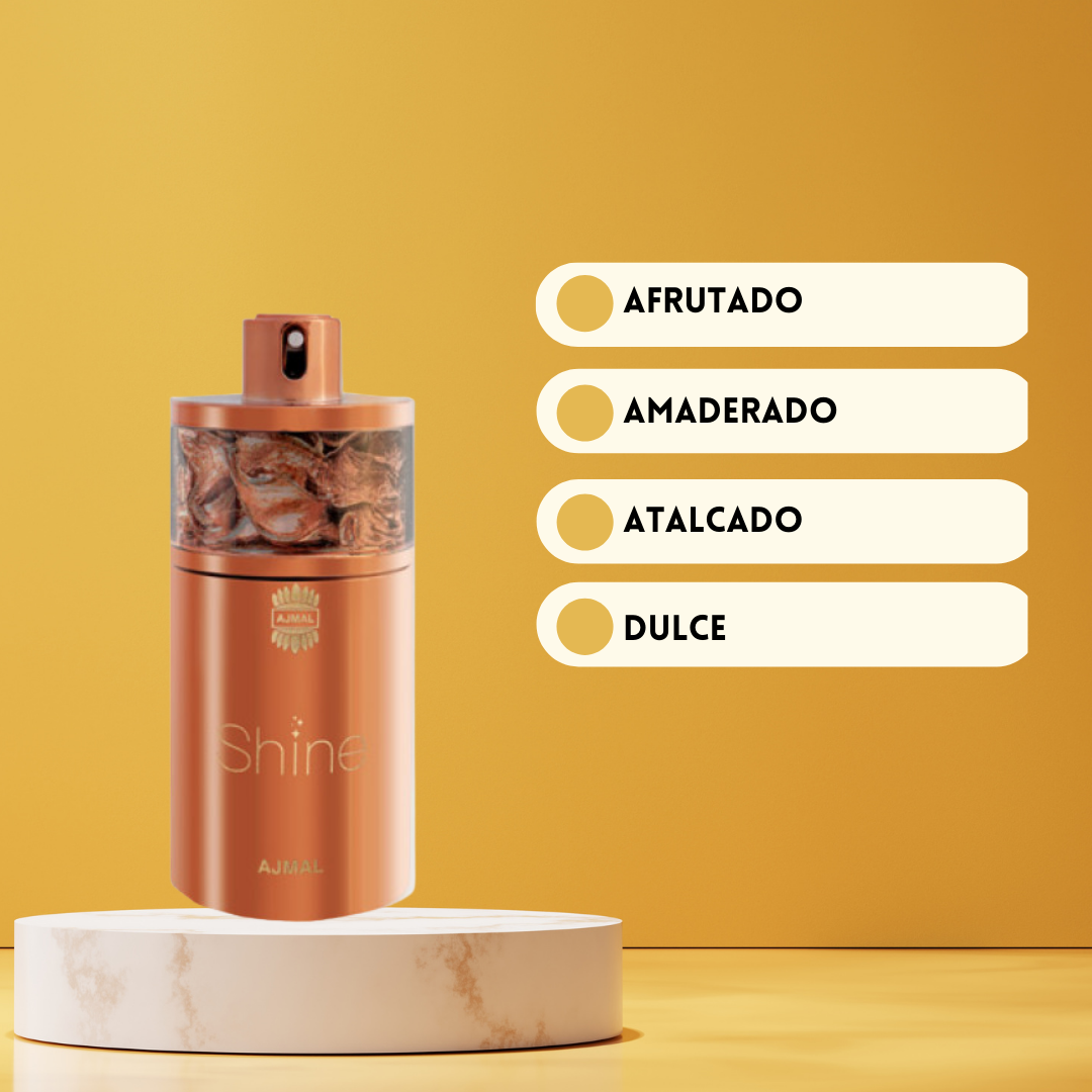 Ajmal Shine | Eau de Parfum | Perfume Floral Frutal para Mujer