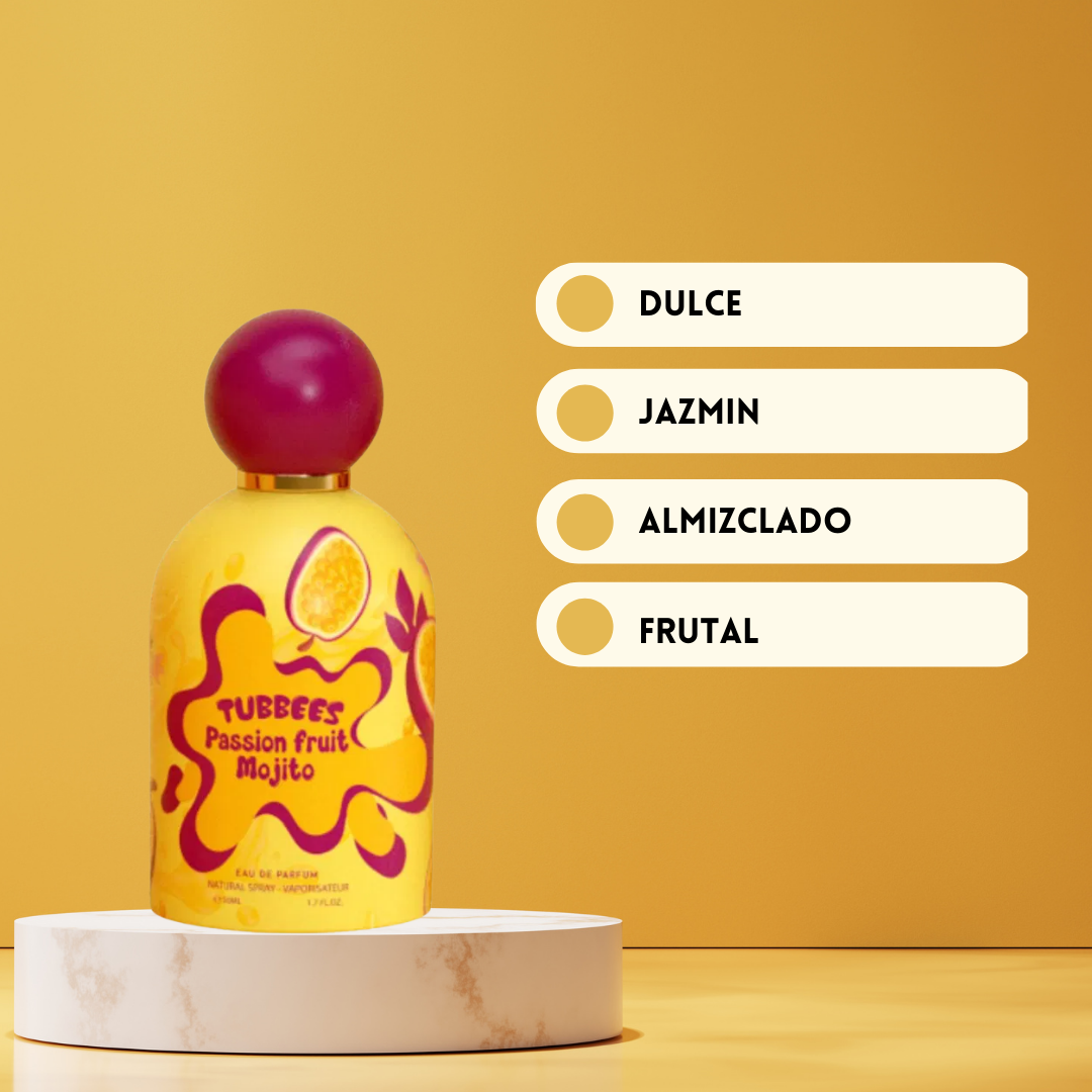 Tubbees Passion Fruit Mojito – Eau de Parfum Unisex - Tropical