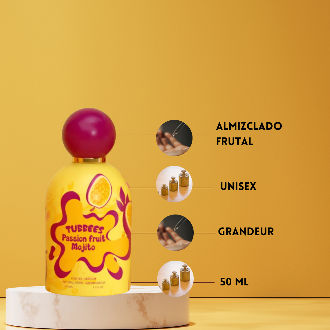 Tubbees Passion Fruit Mojito – Eau de Parfum Unisex - Tropical