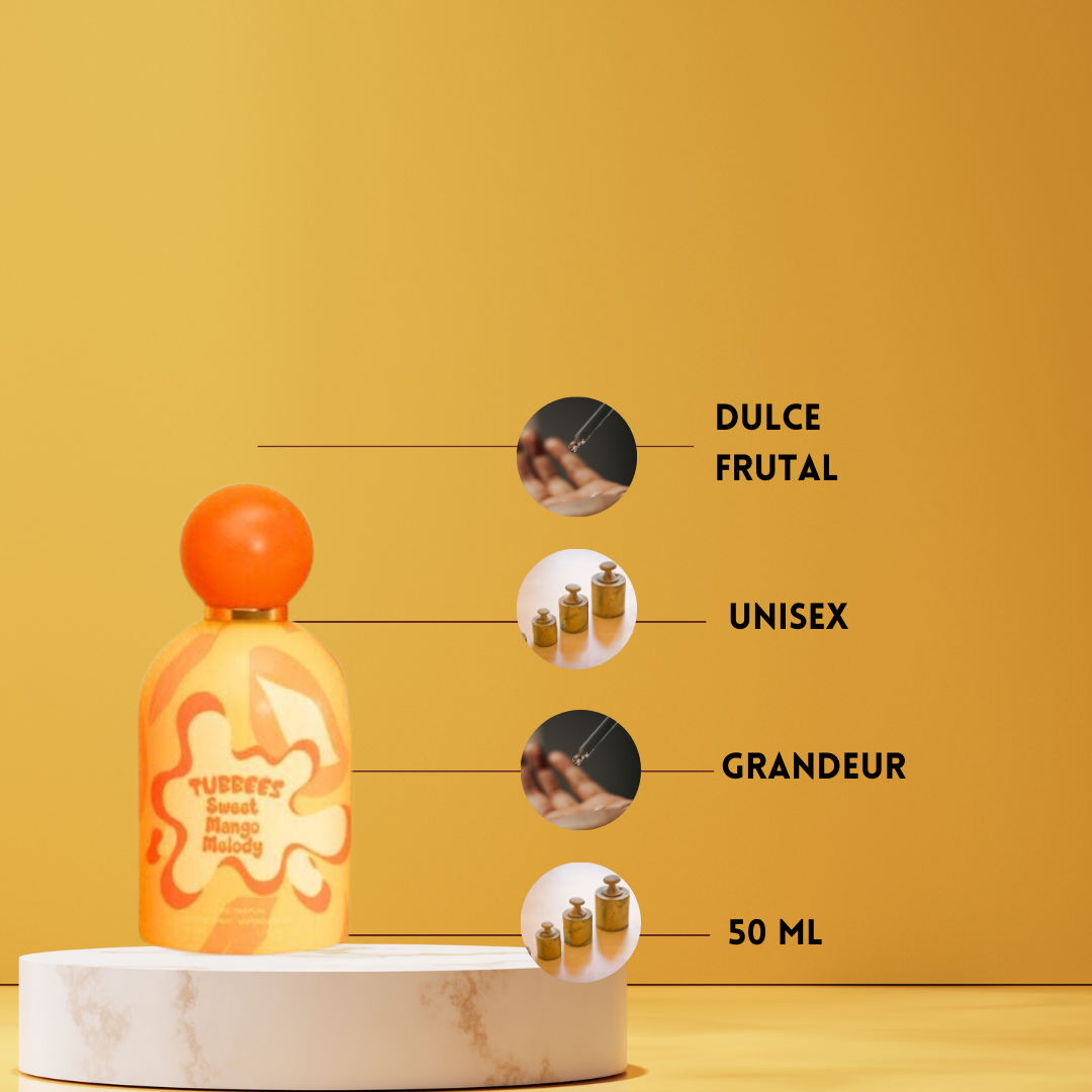 Tubbees Sweet Mango Melody – Eau de Parfum Unisex - Gourmand