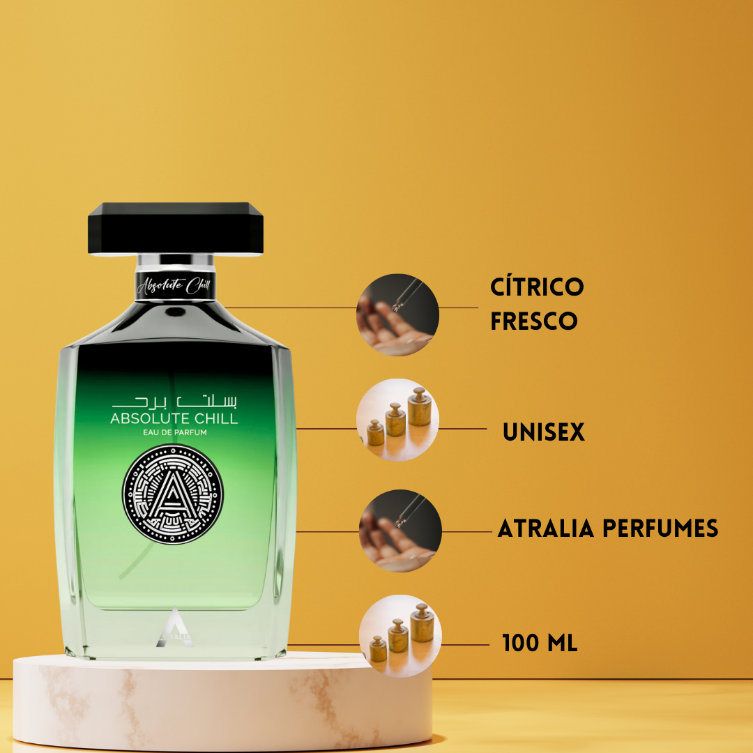 Atralia Absolute Chill – Eau de Parfum Unissexo - Fresco & Aromático