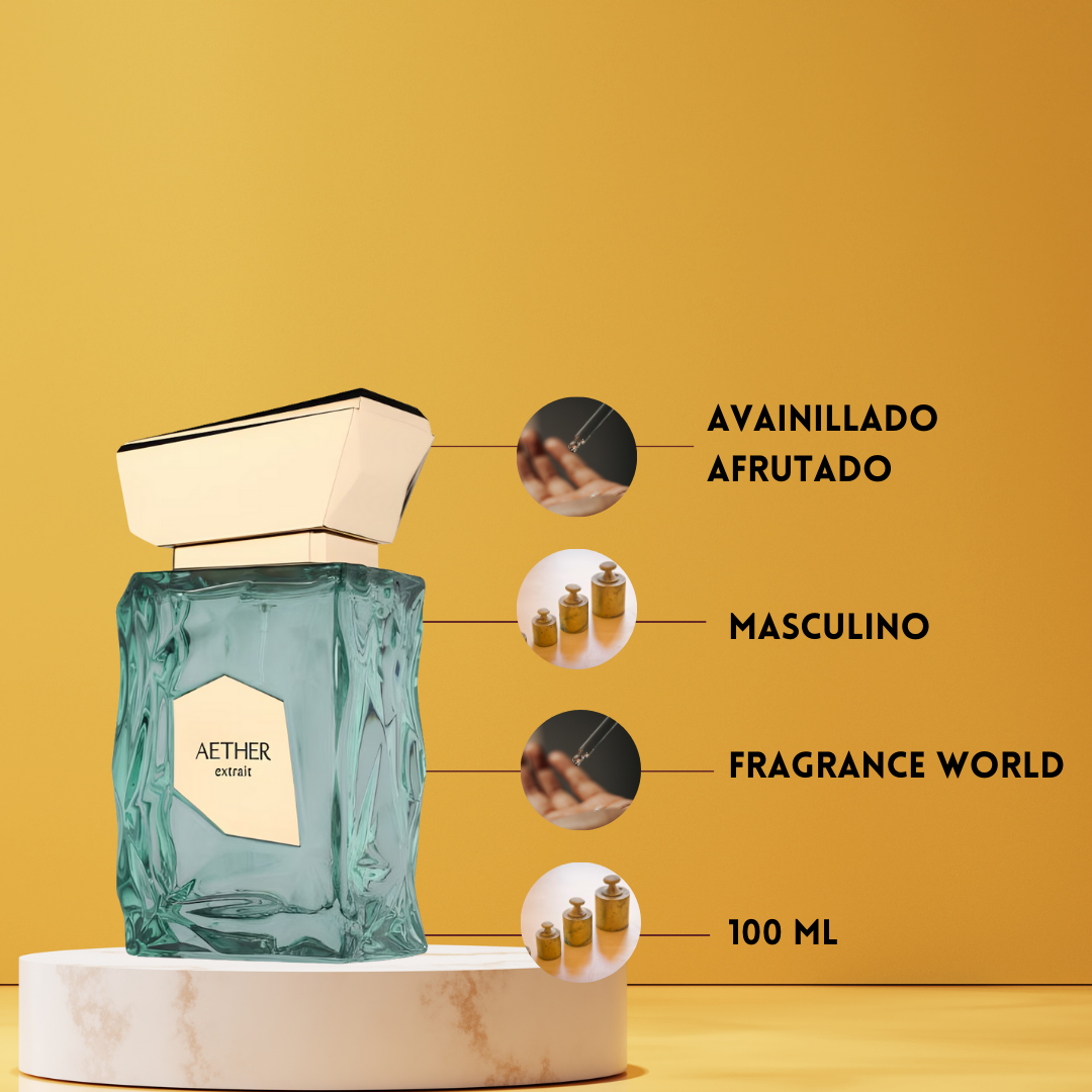 Fragrance World Aether – Eau de Parfum Unisex - Fresco & Amaderado