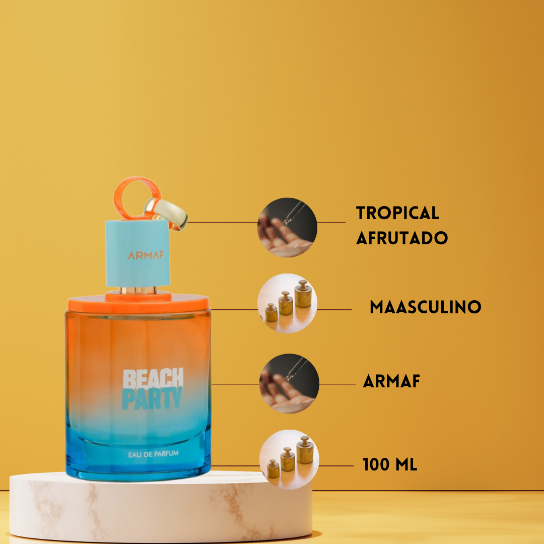 Beach Party Eau de Parfum | Perfume Unisex Tropical y Marino de ARMAF