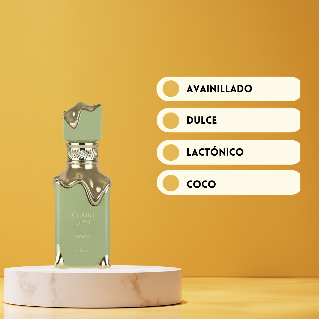 Lattafa Eclaire Pistache – Eau de Parfum Unisex - Oriental & Gourmand