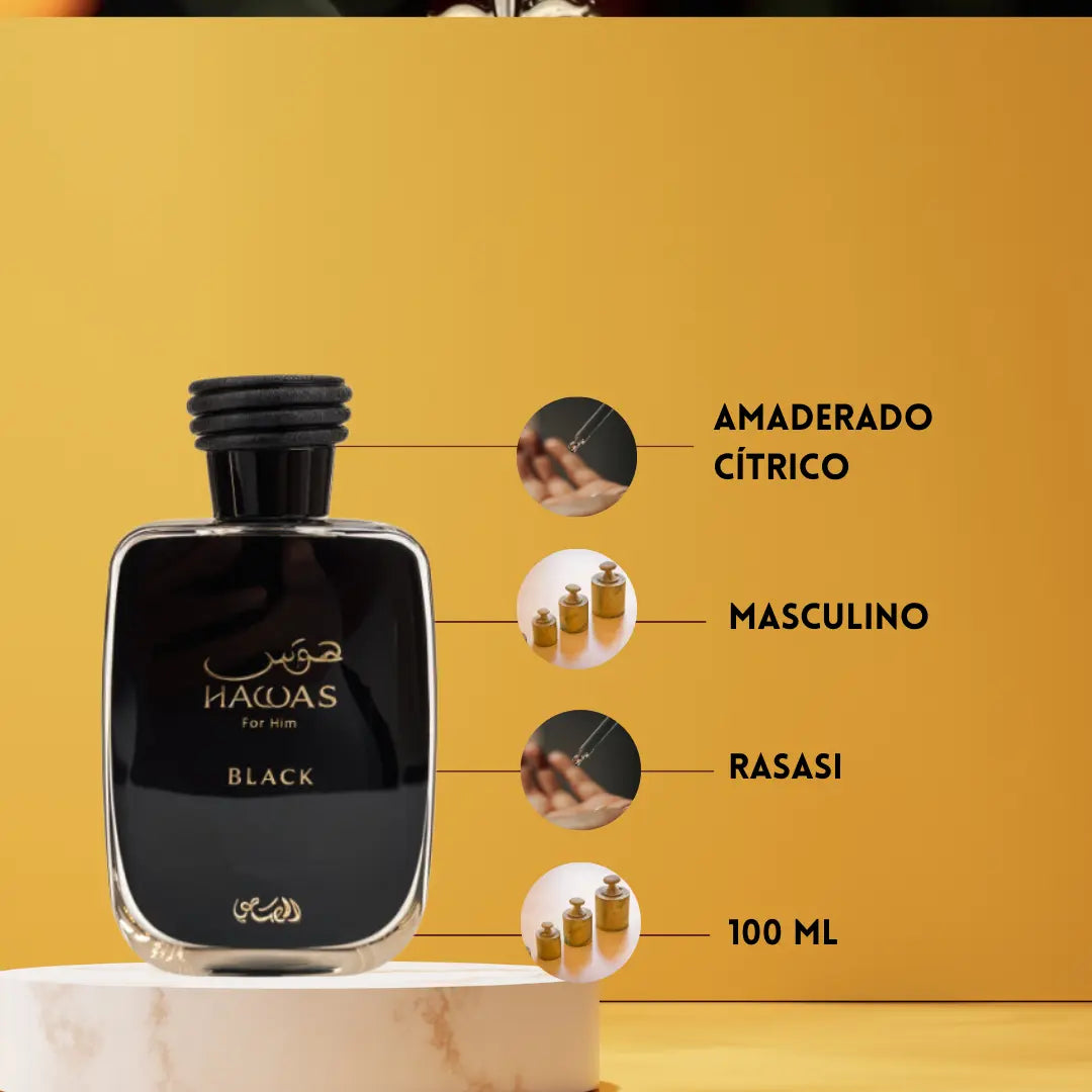 Hawas black Rasasi