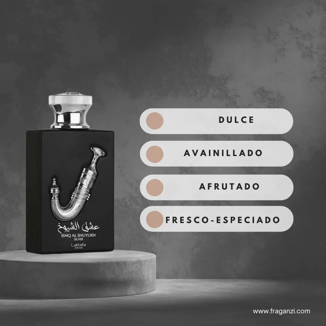 Ishq al Shuyuck Silver Lattafa