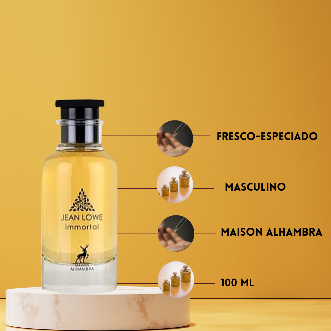Jean Lowe Immortel - Eau de Parfum para Homem - Maison Alhambra