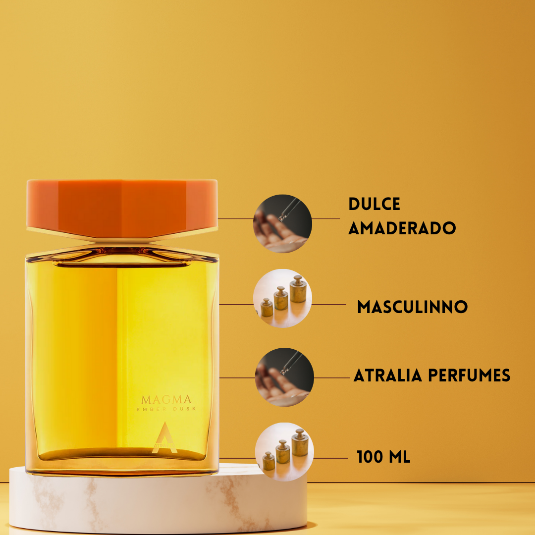 Atralia Magma Ember Dusk – Eau de Parfum Unisex - Oriental & Amaderado
