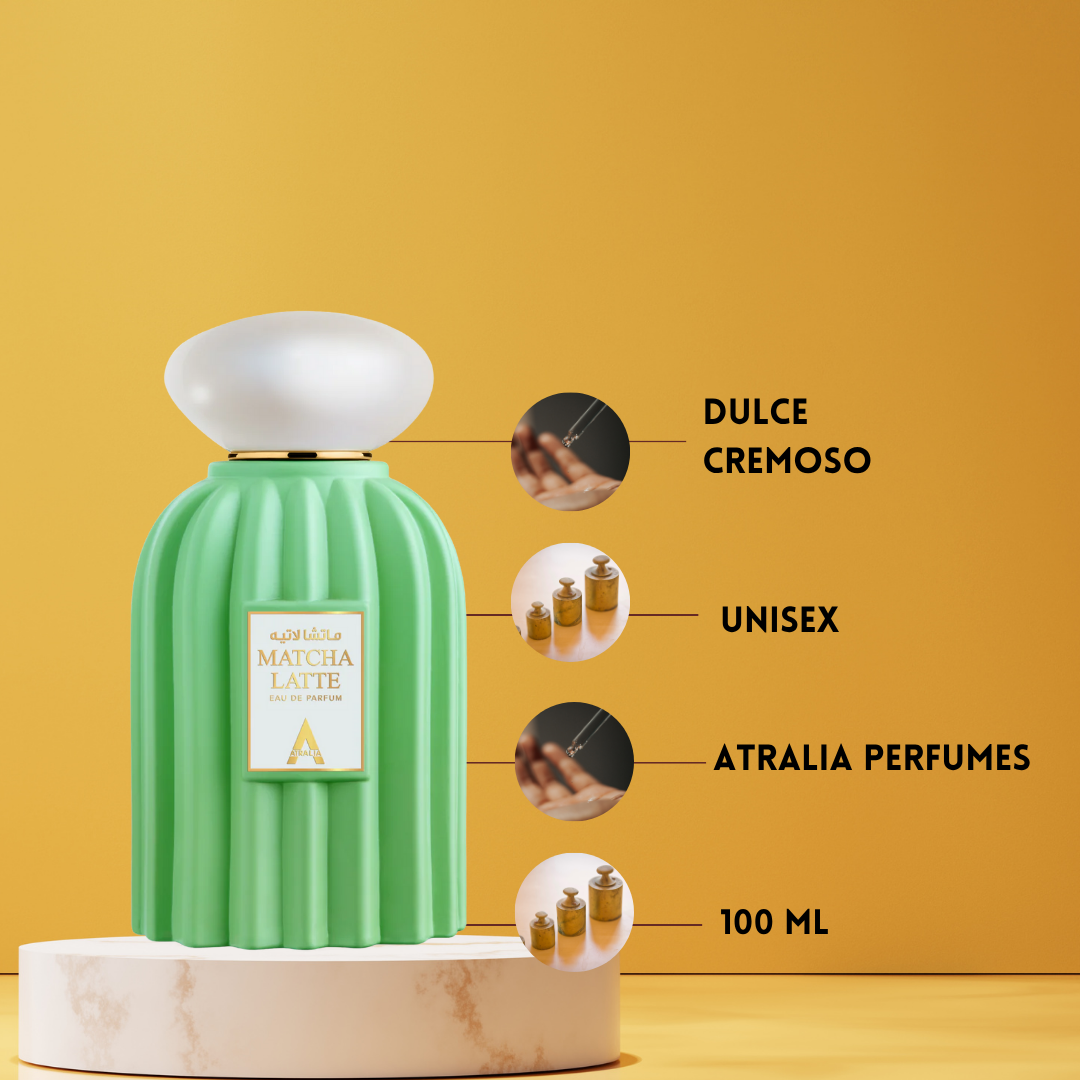 Atralia Matcha Latte – Eau de Parfum Unisex - Gourmand & Cremoso