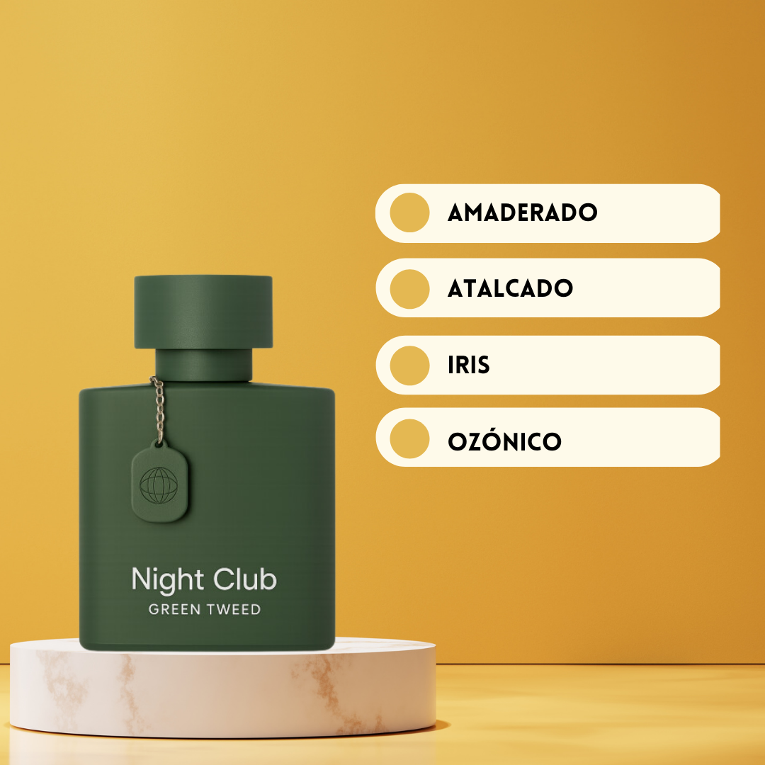 Night Club Green Tweed – Eau de Parfum – Fragrance World