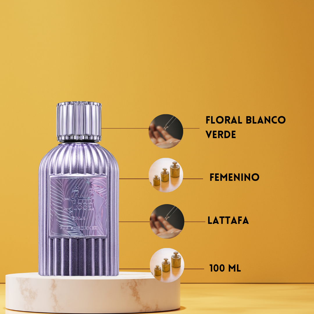 Paris Corner Qissa Gala – Eau de Parfum Mujer - Floral & Gourmand
