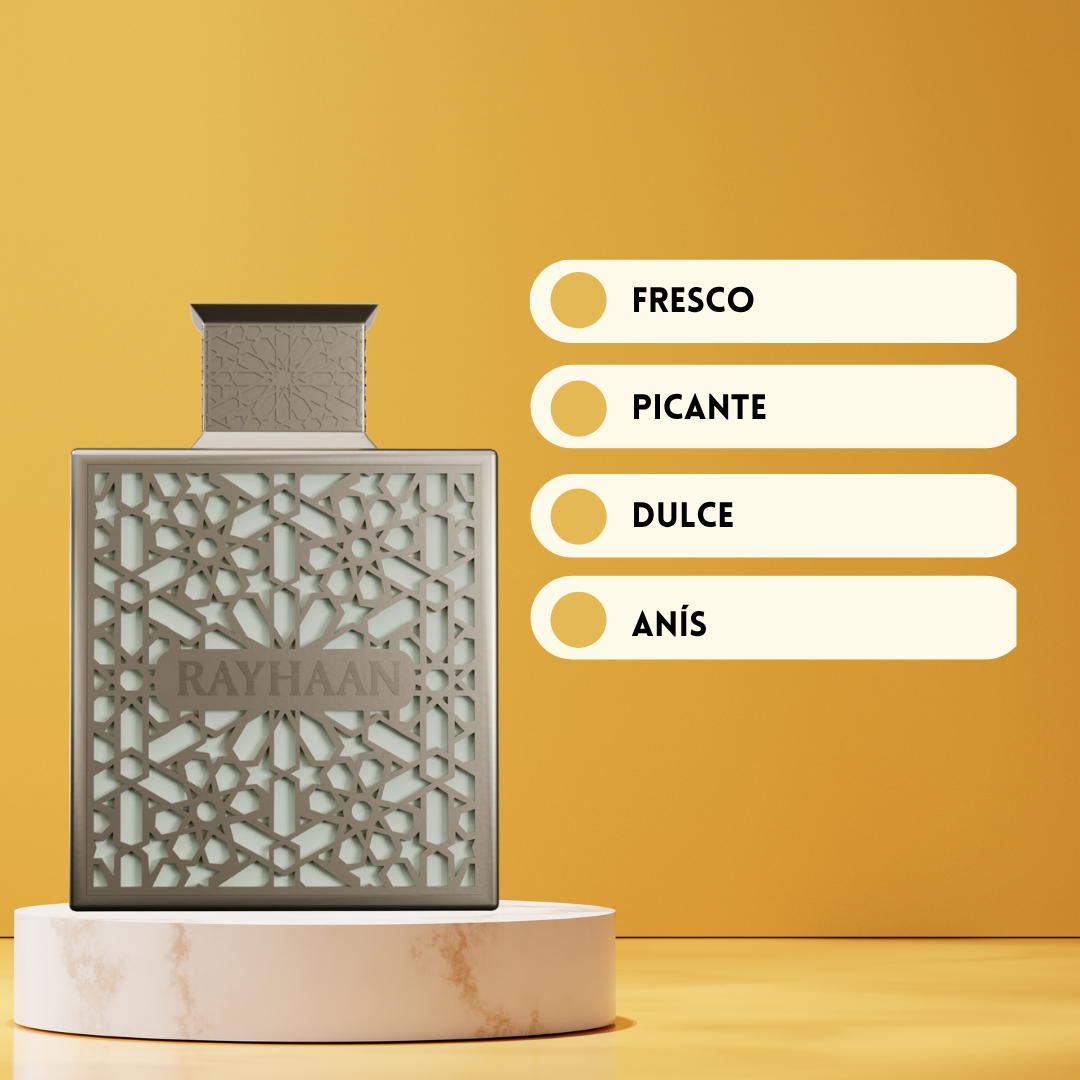 Rayhaan Terra – Eau de Parfum Hombre - Oriental & Especiado Intenso