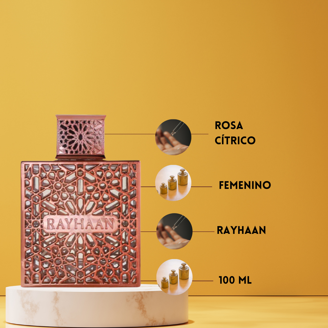 Rayhaan Divine – Eau de Parfum Mulher - Floral & Gourmand Elegante
