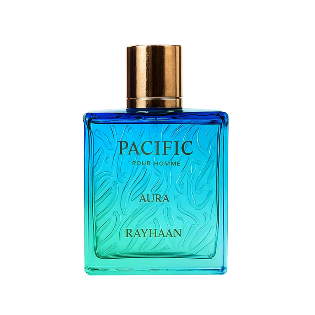 Rayhaan Pacific Aura – Eau de Parfum Hombre - Fresco & Marino