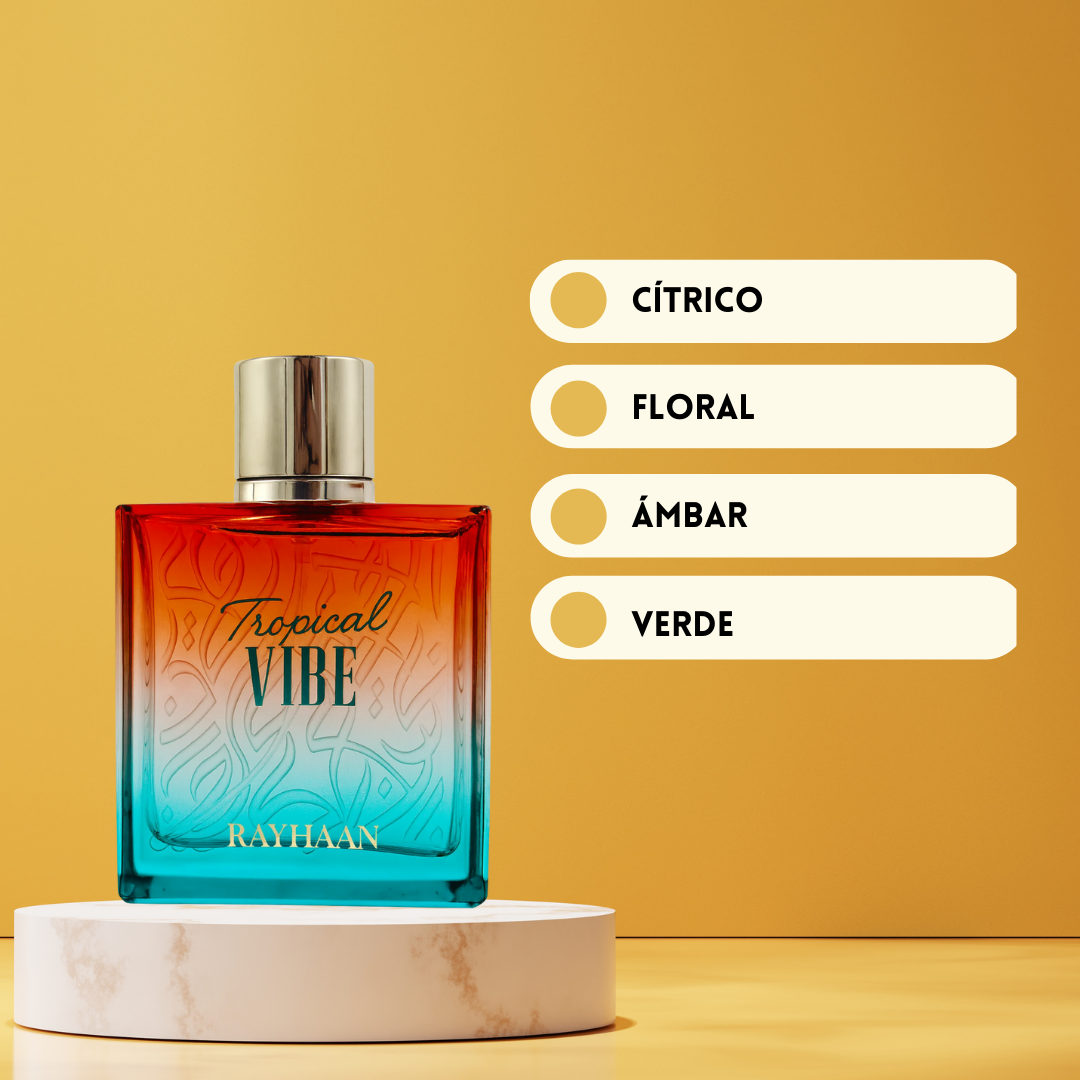 Rayhaan Tropical Vibe – Eau de Parfum Unisex - Frutal & Tropical