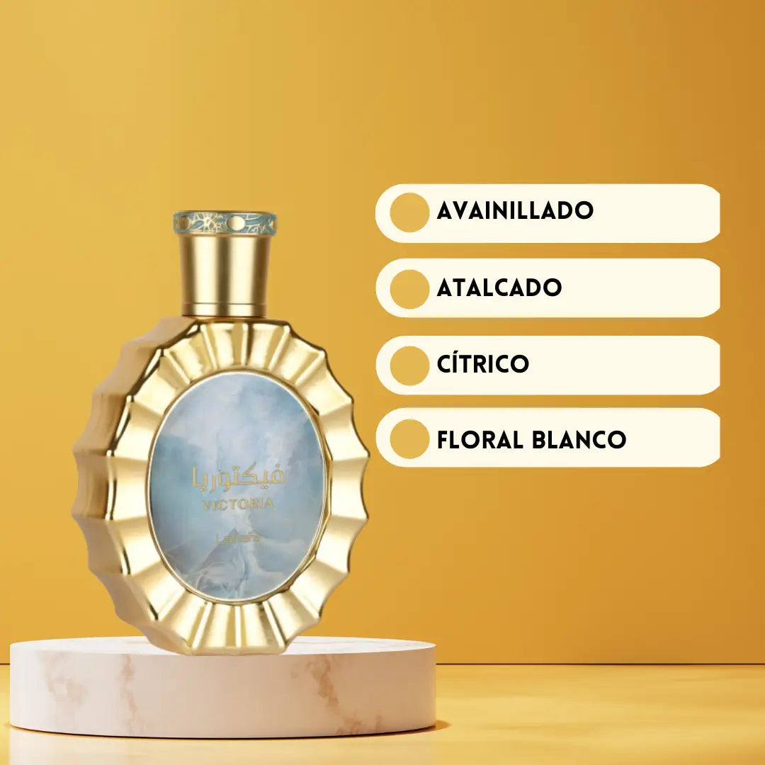 Lattafa Victoria | Perfume Árabe | Cítrico, Oriental y Almizclado – Eau de Parfum Lattafa